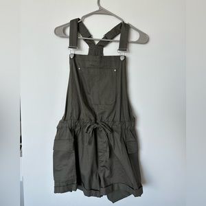 Dark Green Overalls